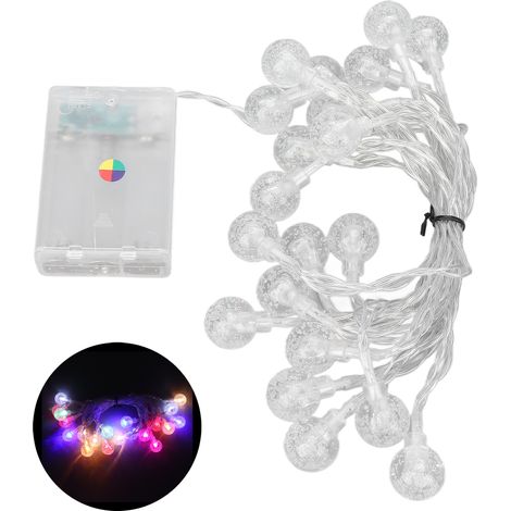 Guirlande LED 20 Lumières 360° Décoration Lumineuse pour Noël, Mariage, Fête, Jardin (1/5)