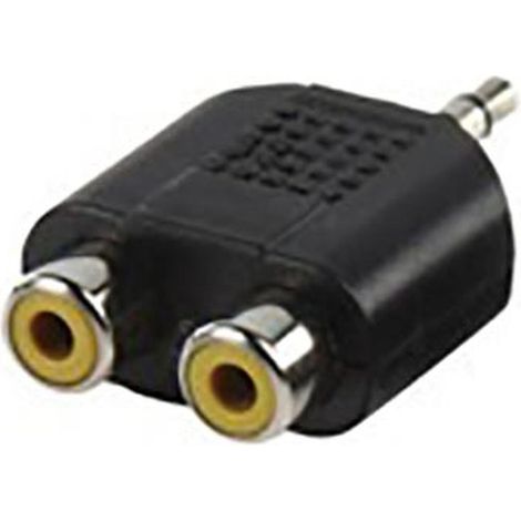 Adaptateur 2 RCA F / Jack 3.5mm M stéréo