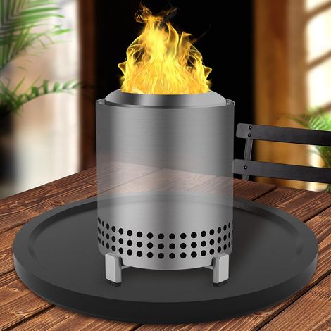 Filiyano-Tapis de foyer extérieur, protection thermique pour Solo Stove Mesa, accessoire facile à nettoyer protégeant les comptoirs et les tables (1/5)