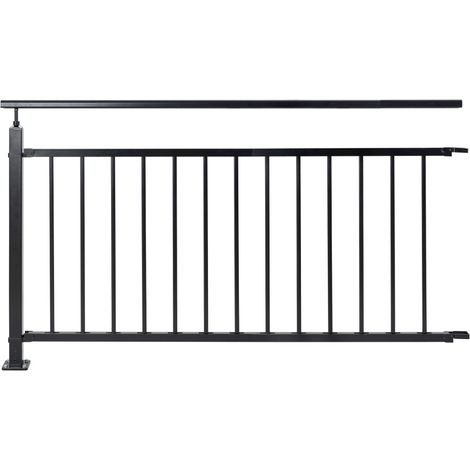 DOLLE Geländerset Acadia 150 cm schwarz Geländerset (1/3)