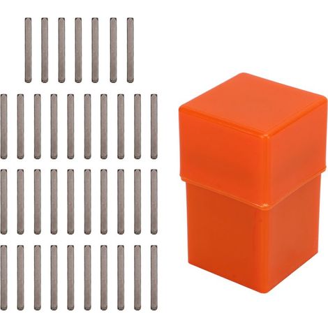 Jeu de 37 poinçons de frappe en acier à haute teneur en carbone, lettres et chiffres, avec boîte de rangement, pour travail du cuir DIY (1/5)