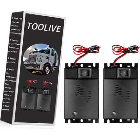 2X Répulsif Contre Les Martres avec Batterie 12V - Répulsif chassant Contre Martre et Souris pour Protection Voiture à Ultrason - Installation Facile et Effet Durable (1/5)