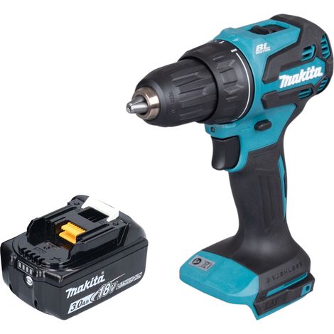 Taladradora atornilladora a batería Makita DDF 490 F1 18 V 65 Nm 1/2" sin escobillas + 1 batería de 3,0 Ah - sin cargador (1/5)