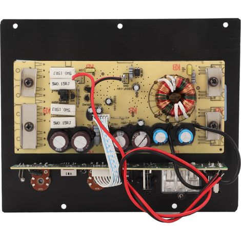 Adecuado para subwoofer de potencia de 4Ω con amplificador de coche negro de 12V 1000W y múltiples protecciones.