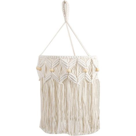 Woven Lampshade/Pendant Lamp Cover/Ceiling Light/Ceiling Light/Cage/Chandelier Decor for Ceiling Fan Lamp/Woven Lampshade/Bohemian Decor - 30x40CM (1/5)