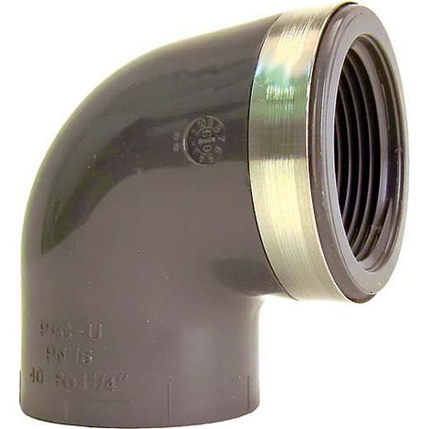 Angle de transition GF 90° PVC-U d 12x1/4" IG