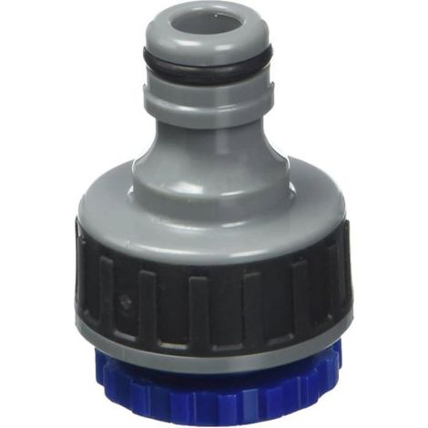Connecteur universel pour tuyau arrosage, nez robinet femelle 1" 3/4" premium protection ROBINET (1/5)