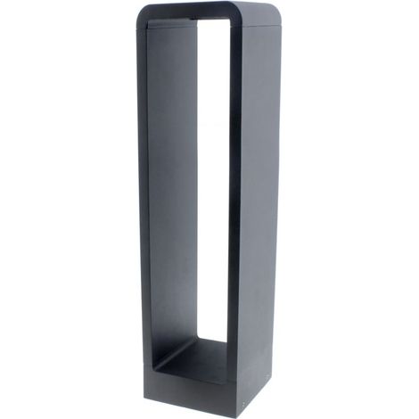 Baliza LED COB “Pisa” 50cm (9W 4000K 350lm) IP65 fabricado en aluminio y acrílico color negro (1/5)