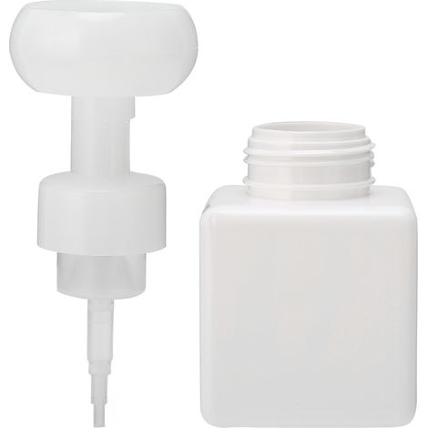 Flacon pompe rechargeable 250ml en forme de fleur pour savon liquide voyage (1/5)