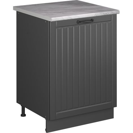 Mobile lavello cucina Fame-Line, Grigio scuro/Antracite, 60 cm, Vicco (1/5)