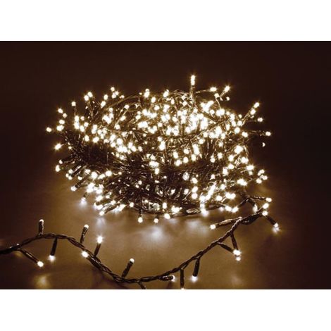 Shimmerlight Led - 16 M - 740 Lampade Bianco Caldo - Filo Verde - Modulatore - 24 V