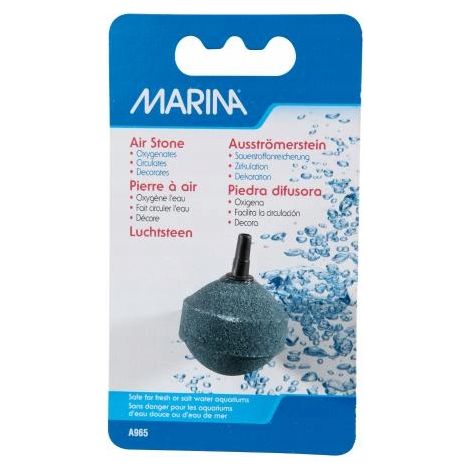 Pompa aria Marina air stone sfera 3 cm ossigenazione acquario (1/2)