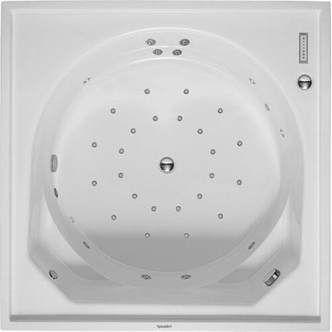 Piatto doccia Whirlwanne BLUE MOON 520 l 140x140 bianco Combi-Syst E