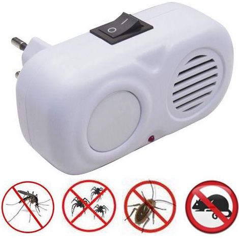 PAPILLON ahuyentador ultrasonidos universal 60 m². , Ahuyentador ultrasonidos universal. - Radio de acción: 60 m².- Auyenta insectos como mosquitos, arañas, cucarachas,