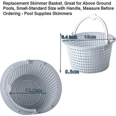 SPX1091C Panier de Skimmer Compatible avec Hayward Skimmers Automatiques avec Poignée Remplace SP1091lx (2 Pièces) (1/4)