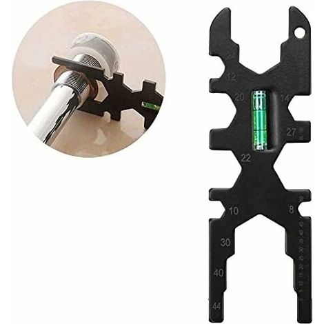 DEESSE SHOP - Clé de robinet multifonctionnelle Outils de plomberie réglables, outils universels de réparation d'installation d'évier de robinet Clé à main d'amélioration de l'habitat, outils de plomb (1/5)