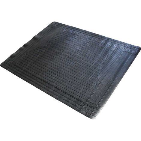 Tapis de coffre XL COVER Taille XL 130 x 100 cm PVC noir (1/5)