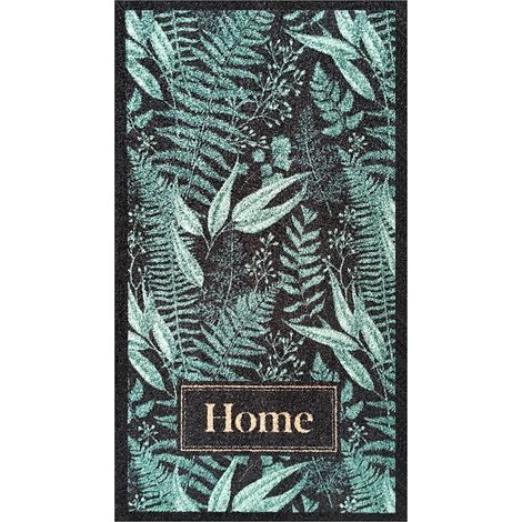 Tapis d'entrée Forest Leaves vert - 66x120 cm