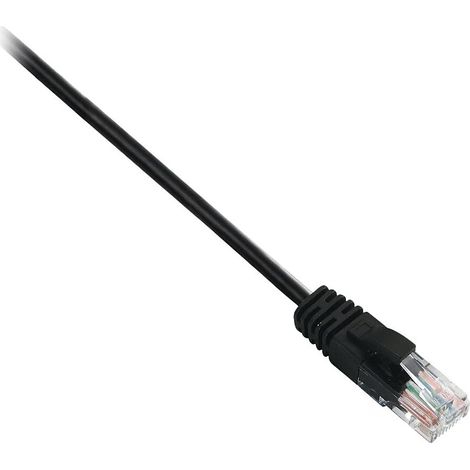CABLE RJ45 CAT6 UTP NOIR 5M 100 PERCENT CUIVRE