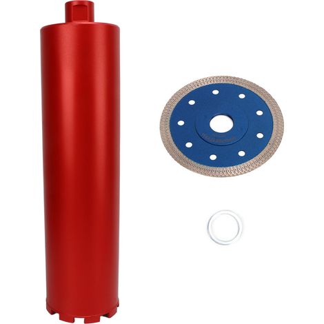 Carotteuse diamant 4,5 pouces avec lame scie, ouvre-trou pour mur en béton armé, filetage 5/8-11 (1/5)