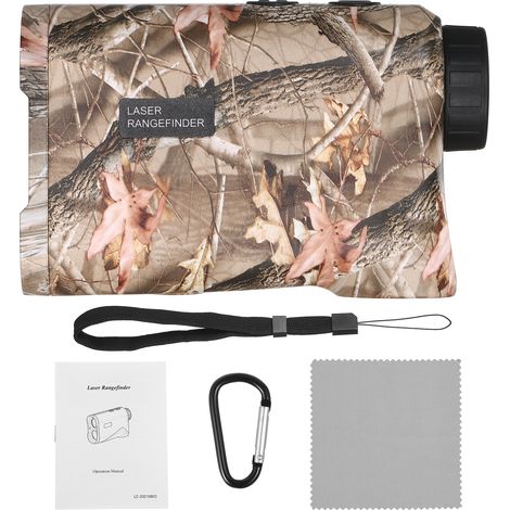 Télémètre laser compact 6X extérieur 600 m télémètre de chasse télescope monoculaire de golf télémètre outil de mesure numérique balayage continu (1/5)