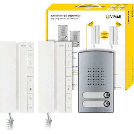 VIMAR - K40542.E2 Kit de intercomunicador bidireccional Voxie 40542+40142