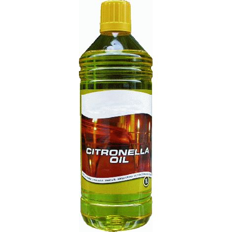 Huile pour lampe A la citronnelle 1 Lt pour torches en bambou A base de plantes selon les normes CE