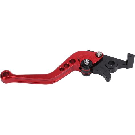 Leva freno regolabile pieghevole CNC in lega di alluminio per moto DAX125 ST125 CT125 Hunter Cub, colore rosso. (1/4)