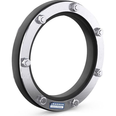 Raccord CR Pressdg. Type ED, DN 80, OD 32-35 mm jusqu'à 1 bar, joint : 20 mm, EPDM / V2A