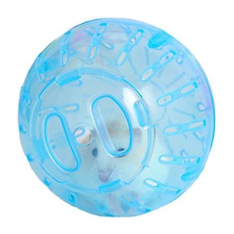 bleu Hamster Ballon D'exercice Ballon D'exercice Fit Hamster En Plastique Gerbille Jouet Balle Petit Portable Running Ball Jogging Exercice Hamste (1/5)