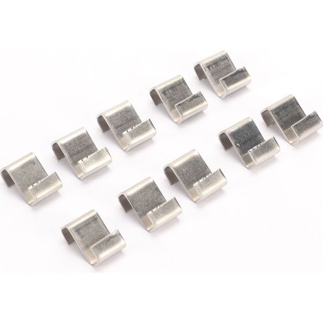 Lot de 100 clous de jardin en acier inoxydable avec boucle de fixation en Z, très demandés (1/5)