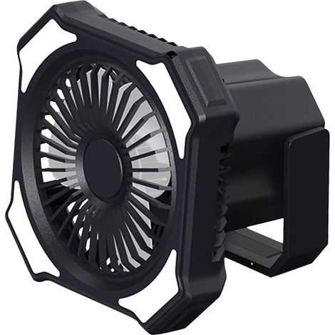 Ventilateur Portable Et Lampe De Camping - Batterie 10003 mAh - Télécommande Intelligente - Pour Tente Bureau Extérieur - 1 Pièce (1/3)