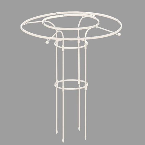 Treillis vertical de jardin pour plantes grimpantes – Support en métal antirouille pour glycine, roses et vignes – 90 cm de hauteur (1/5)
