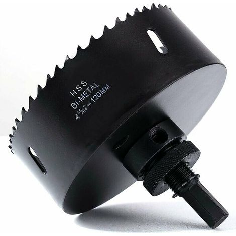Bimetall-Lochsäge 120 mm, M42 HSS Bimetall-Lochsäge mit Zentrierbohrer für Hochleistungs-Guazhni-Bohrer (1/5)