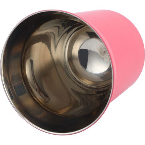 Mug isotherme à double paroi en acier inoxydable 304, 160 ml, rose rouge. (1/5)