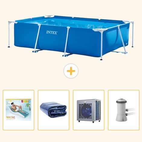 Intex Piscine Tubulaire Rectangulaire - 300x200x75 cm - 5-pièces S112 (1/5)