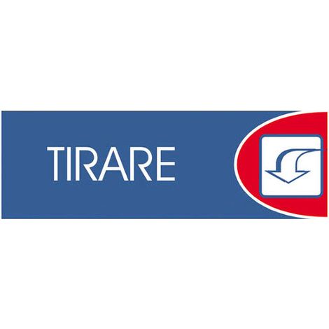 LETTERFIX Targhe logofix metal blu 6x18tirare n.745