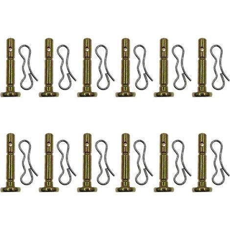Cancanle 12er Pack Scherstifte und Splinte für Schneefräsen CUB & Troy-bilt MTD 738-04155 (1/5)