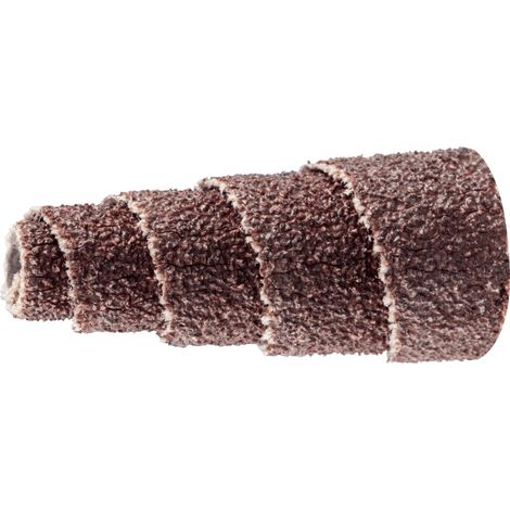 PFERD TOOLS POLIROLL PRK konische Schleifrollen Ø 12x25 mm Bohrung Ø 3 mm Korund A80 50 Stk (1/5)