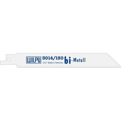 Lames scie sabre Wilpu 3014/150 130 mm 5 unités