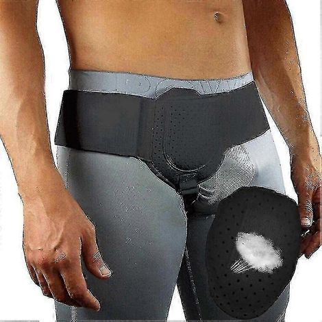 Hernienstützgürtel für Männer, Sportgürtel zur Linderung von Leistenbrüchen und Schmerzen bei Leistenbruch Weiß (1/5)
