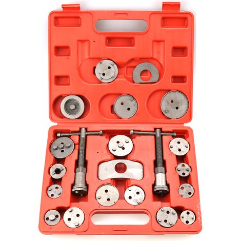 21Pcs Coffret Repousse Piston De Frein Coffret Kit Repousse Piston Étrier de Frein Set Outils Auto Voiture