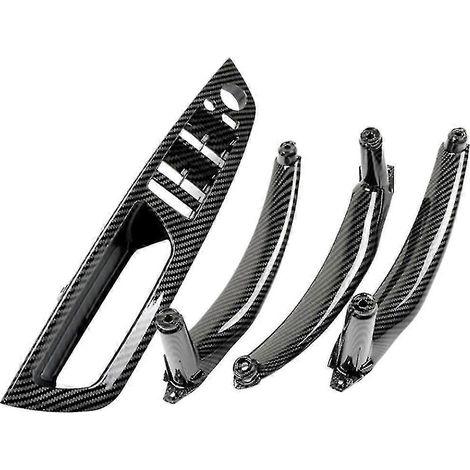 4 Stück Auto-Innenfensterheber-Schalterfeld Türgriff-Zugabdeckung für E70 E71 E72 X5 X6 2007–2014 (1/4)