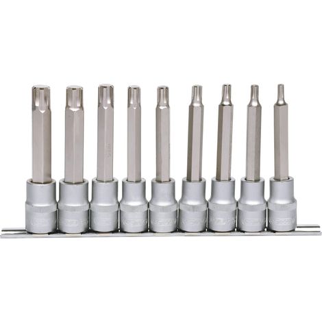 Jeu de douilles tournevis 1/2" Ribe - 9 pièces - M5 à M14 (1/2)