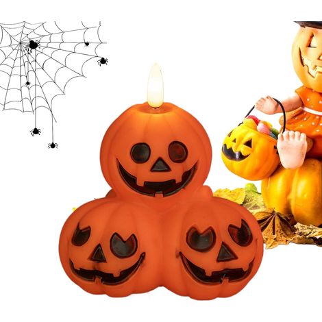 Lumières Halloween Déco Maison Effrayante Amusante LED Lueur Chaude Lampe De Table Décorative Halloween Pour Intérieur Extérieur Maison Chambre Salon Jardin Cour Porche (1/5)