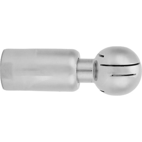 Boule de pulvérisation rotative sanitaire 3/4" femelle, acier inoxydable pour nettoyage CIP de cuve, tête de lavage rotative inox, équipement d'hygiène industrielle. (1/5)