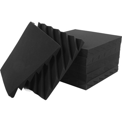12 Panneaux Mousse Acoustique Absorbante Haute Efficacité Réduction de Bruit Isolation Phonique Design Moderne (1/5)