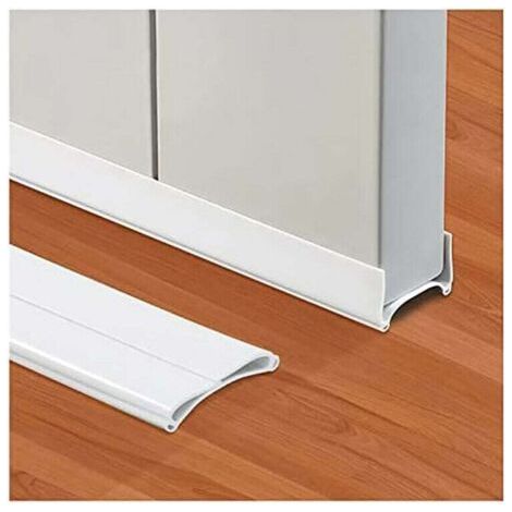 Bas de Porte Double Isolant  - Fond Joint De Porte - Bande de Joint - Bande InsonoriséE De Bas De Porte - Joint D'étanchéité de Porte pour Fenêtre Anti-Intempéries - Peut Bloquer les Insectes