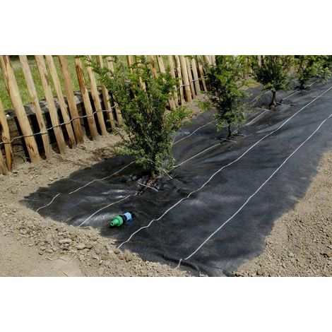 Toile de paillage avec tuyau Watersol - Polypropylène - 125g/m2 (1/2)