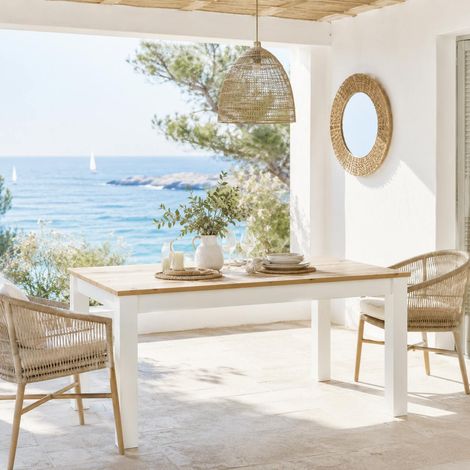 Table à manger extensible bord de mer 160-215 cm VENZA